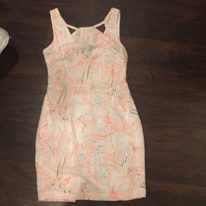 Neon lightweight, cute and retro mini dress